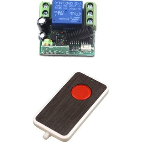 High Quality DC12V Mini 315/433MHz RF Wireless Remote Control System Door Opener Switch Universal Smart Home Remote Control
