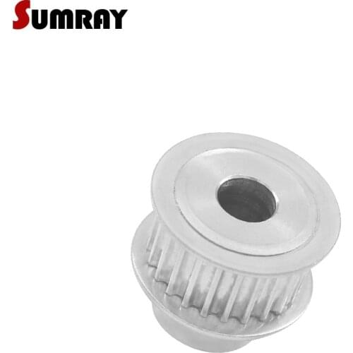 SUMRAY 3M 17T Timing Pulley 4/5/6/6.35/7/8/10mm Inner Bore Aluminium Pulley Wheel 11mm Width for 10mm Width Timing Belt 2pcs