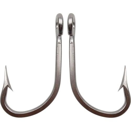 10pcs 7731 Stainless Steel Fishing Hooks Big Thick Tuna Bait Fishing Hook Size 5/0 6/0 7/0 8/0 9/0 10/0 11/0 12/0 13/0 14/0 16/0