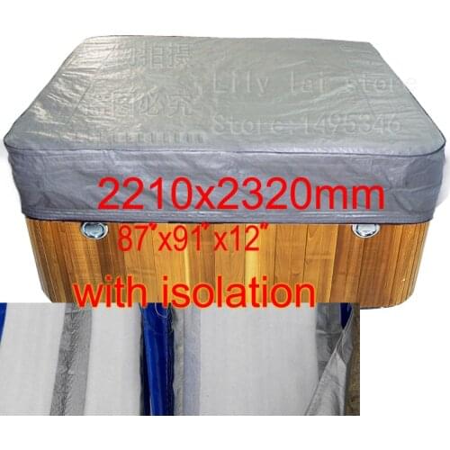 Free shipping spa cover bag with isolation good for winer, size2210x2320x300 mm 87" x 91". x 12 in.) can Customize