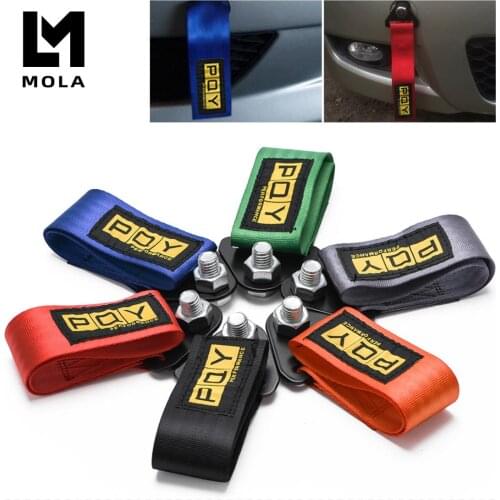 Towing Rope High Strength trailer Tow Ropes Racing Car Universal Tow Eye Strap Tow Strap Bumper Trailer