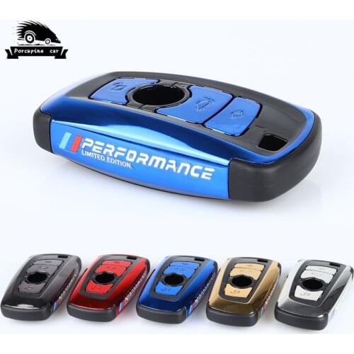 Car Key Case Cover for BMW 520 525 f30 f10 F18 118i 320i 1 3 5 7Series X3 X4 M3 M4 M5 E34 E90 E60 E36 FOB key chain Car Styling