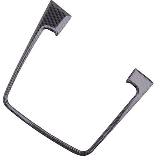 Black Carbon Fiber Console Gear Shift Panel Cover Trim Fit for VW Golf MK7 VII 2013 2014 2015 2016 2017 left hand Drive