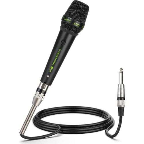 Depusheng C350 Dynamic Microphone Professional Wired Handheld Karaoke Mic With On/Off Switch For KTV Party Live Vocal Speech