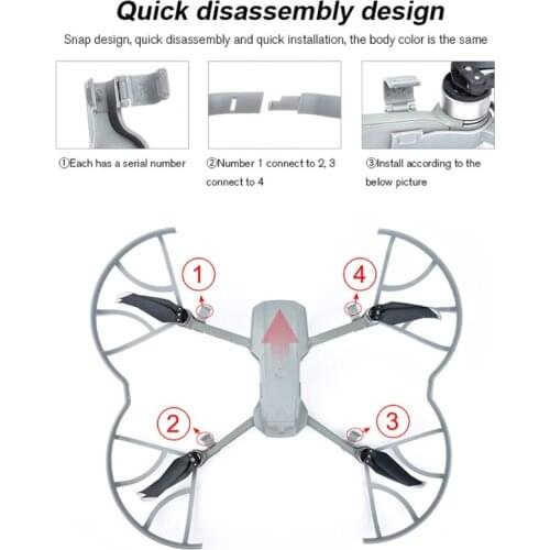 For Mavic Air 2 Propeller Guard Prop Protection Bumper for -DJI Mavic Air 2 H05A