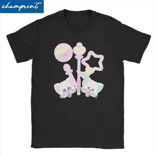 Copia De Copia De Shojo Idol Creamy Mami T Shirts for Men Women T-Shirt Magical Angel Anime Cat Tee Shirt Plus Size Clothes