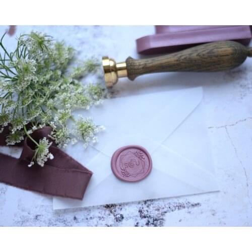 Geometric Initial Wax Stamp Modern design Wax Seal with Initials Wedding Stamp Personalized monogram wax seal stamp siegels