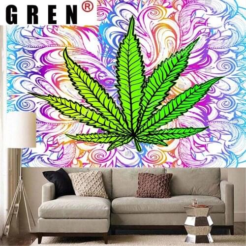 GREN Indian Blanket Tapestry Wall Hanging Mandala Tapestry Wall Art Cloth Psychedelic Tapiz For Modern Home Decor Living Room