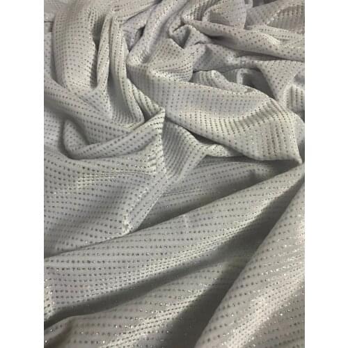 Best quality SYJ-111525 embroidered African Tulle Lace Fabric with velvet african French Lace Fabric