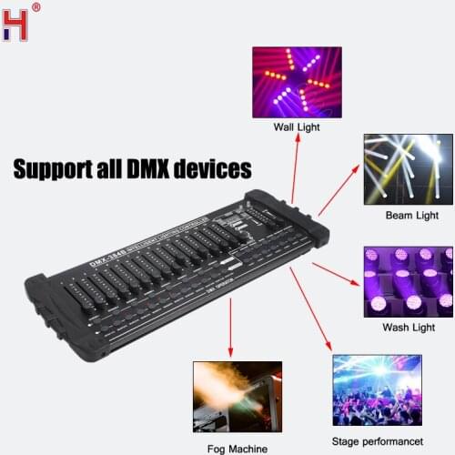 DMX Light Controller 384 For Stage Lighting DJ Console Equipment Par Lights LED Moving Head Pubs Disco