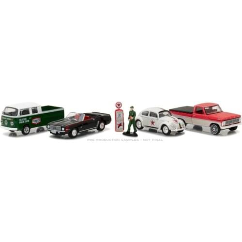GreenLight 1:64 Texa co Vintage Gas alloy toy car toys for children diecast model car Birthday gift