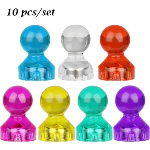 10pcs/set Push pin Strong Neodymium Magnets Cones magnets Super Magnet pinboard Office thumbtack push pins Home School