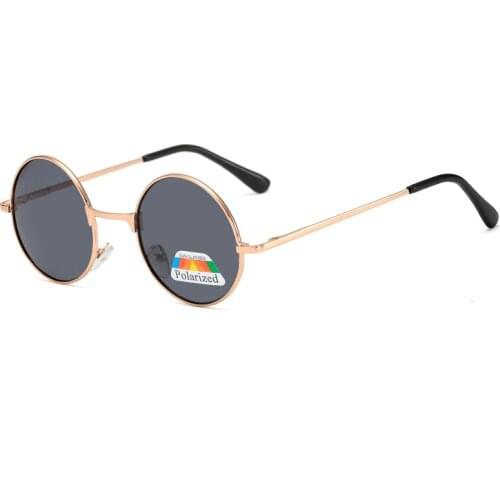 Cycling Glasses Classic Retro Round Frame Metal Polarized Sunglasses Men Women Sports Beach Travel Sun Glasses Goggles Outdoor