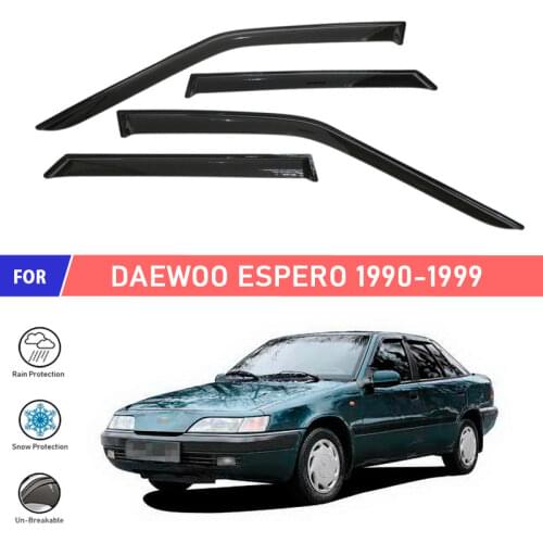 Window deflector for Daewoo Espero 1990-1999 car window deflector wind guard vent sun rain visor cover car styling decor