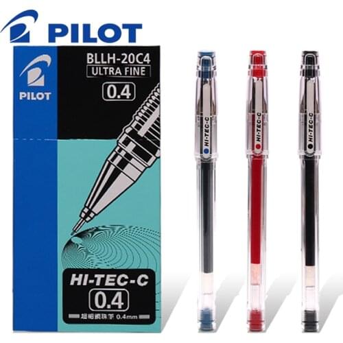 6 pcs/lot Gel Ink Pen Original Japan Pilot pen HI-TEC BLLH-20C4 office and school signature pen 0.4mm wholesale