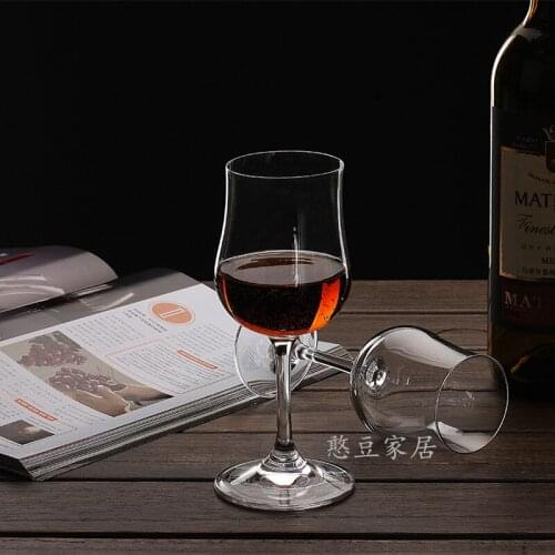 Shidao lead-free crystal wine glass home high grade small liquor Baijiu hotel glass tulips goblet