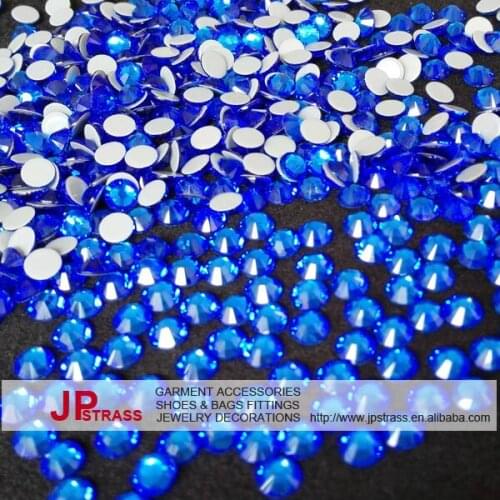 Ss16 4mm hot fix rhinestone sapphire 1440 pieces each lot ; free shipping rhinestones crystal for high fashion dress