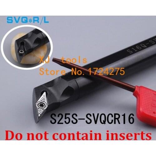 S25S-SVQCR16/S25S-SVQBR16 Cutter Turning Tools Lathe Machine Turning Tools Set Internal Turning Tool CNC Turning Tools,Internal