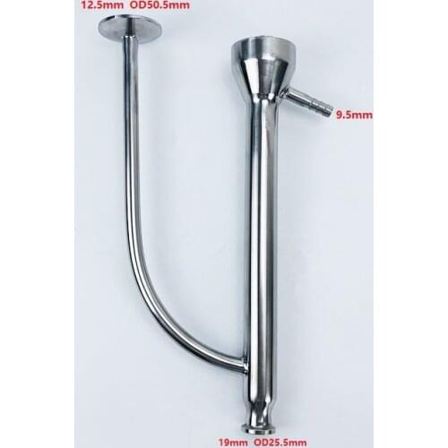 Free Shipping Parrot Body, Top 1.5"(38mm)OD50.5 Adapter Tri-clamp Connect ,Under 3/8"(12.7mm)OD25.5 Ball Valve Tri-clamp Connect