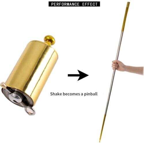 Magic Steel Stick Portable Pocket Products Pure Steel Telescopic Stick Car With Titanium Alloy Steel Rod Magic Toy