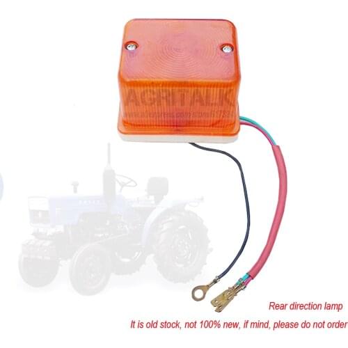 The rear direction lamp (on the fender) for fengshou FS184, it is not 100% new, if mind that, do not order please, part number