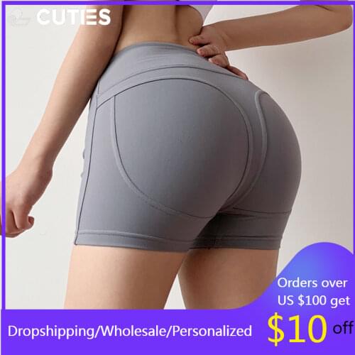 High Waist Shorts for Women Ladies Push Up Fitness Shorts Women Workout Gym Clothing Shorts Female Tights Active Wear