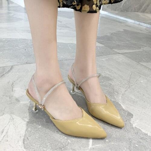 Gold heels genuine leather sweet bowtie brand high heels office ladies shoes women heels shoes thin heels stiletto