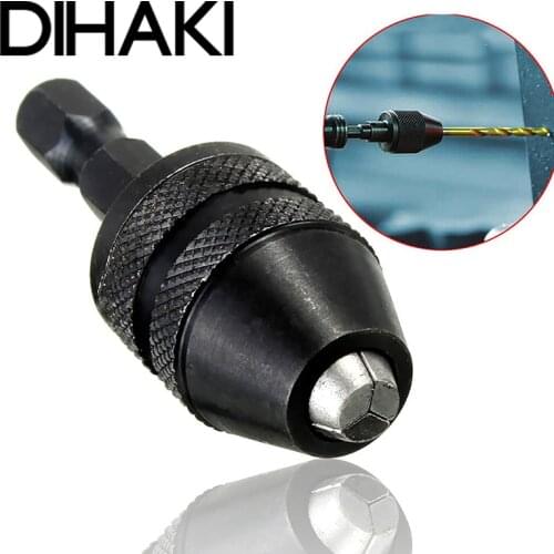 1pc 0.3-3.6mm Keyless Drill Chuck With Handle For Dremel Rotary Tool Accessories Mini Drill Chuck Adapter For Drill Shaft