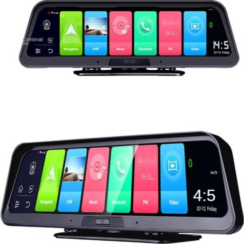 10" Dash Cam 4G Wifi Car Camera Dual 1080P lens Android 8.1 RAM 2G ROM 32G ADAS GPS Auto Dashboard Video Recorder DVR