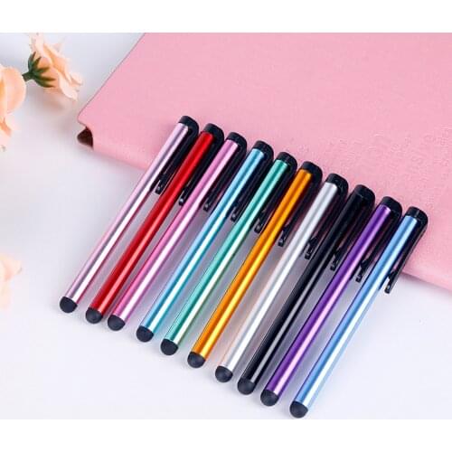 10PCS Universal Capacitive Touch Screen Stylus Pen for Apple iPhone iPad Huawei Xiaomi Samsung Smartphones Tablets Random Color
