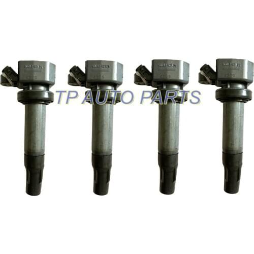 4PCS Ignition Coil for T-oyota D-aihatsu Sirion 90048-52125 099700-0350 9004852125 0997000350