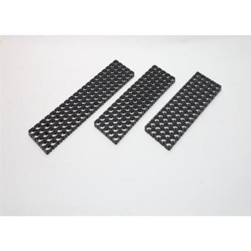 400pcs/lot 5*7 5*8 5*9 5*10 18650 Battery Holder Bracket Cell Safety Anti Vibration Plastic Brackets For 18650 Lithium Batteries