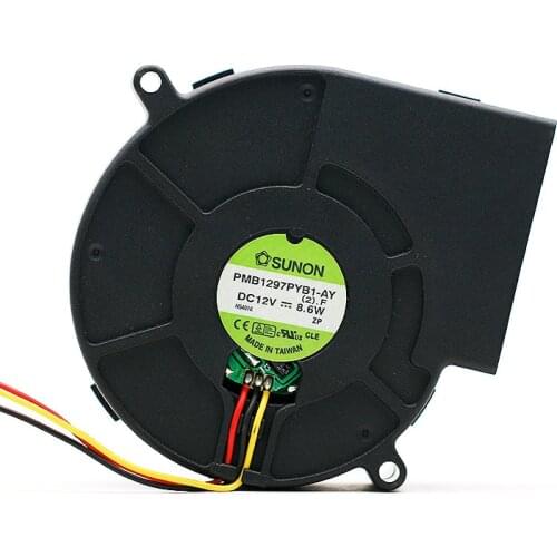 Free Shipping PMB1297PYB1-AY For SUNON 12V 8.6W 9733 9 Turbo Blower cooling Fan