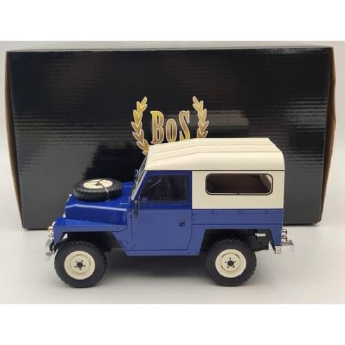 BOS 1:18 For L~R Light weight Series III 1973 blue & white BOS382 Resin Model