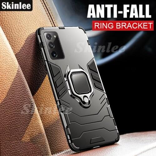 Armor Case For Samsung Galaxy A03S A02S Holder Finger Ring Magnetism Shockproof Case For Samsung S20 S21 FE Cover
