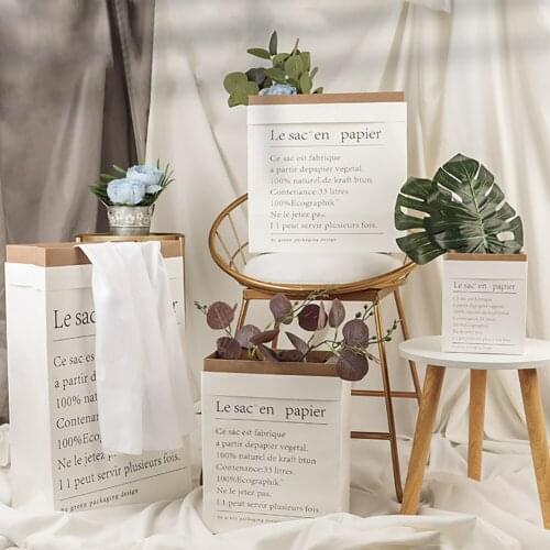 Double Layer Paper Thickening Kraft Photo Studio Props Paper Bags Simulation Leaf Fake Foliage for Photography Background Items
