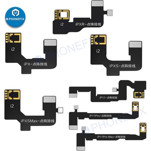 JC Dot Matrix Flex Cable For iPhone X-11Pro Max Face ID Not Working for iPhone X XR XS XSMAX 11 Pro max Face Lattice Maintenance