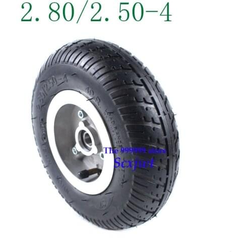 Good seller 2.80/2.50-4 tyre hub for rear wheel and inner tyre of pediatric bicycle electric tricycle standing car bearing 15MM