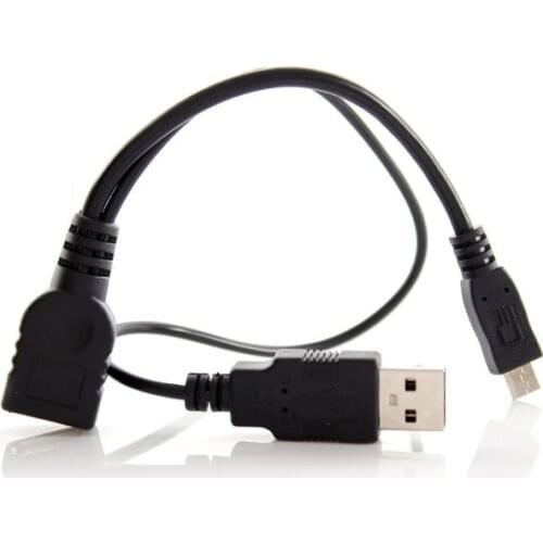 Micro USB 2.0 OTG Cable with USB power for Samsung s6 for xiaomi Andriod mobile phone & tablet Host Flash Disk