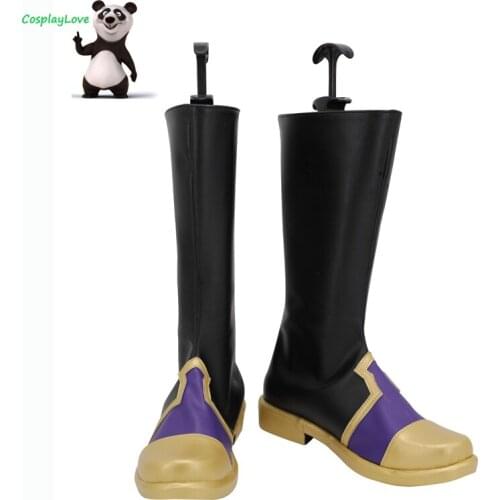 Twisted Wonderland Octavinelle Azul Summoning Robes Ashengrotto Purple Shoes Cosplay Boots Newest Custom Hand Made