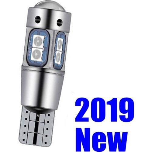 10Pcs T10 Super Bright 10 SMD 3030 LED Canbus No Error Auto Parking Light W5W Car Wedge Tail Bulb Interior Reading Dome Lamp