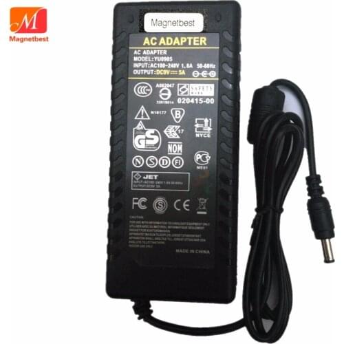 Magnetbest 9V5A 45W AC DC Adapter power Charger DC 5.5*2.1 or 5.5*2.5 mm Switch Power Supply
