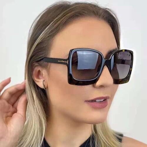 Fashion Oversized Women Sunglasses 2020 Brand Designer Female Big Frame SquareSunglass UV400 gafas de sol mujer Sun glasse Women