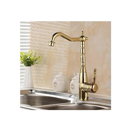 New Arrivals European Retro Style and Gold Surface Kitchen Faucet Bathroom Basin Faucet By Brass Sink Faucet Water Mixer Tap