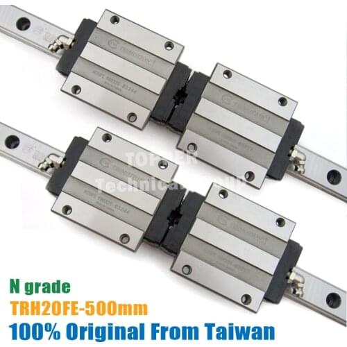 Original Taiwan TBI TBIMOTION TR20N 500mm linear guide rail with TRH20FE slide blocks
