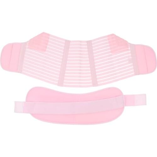 Maternity Belt Abdomen Support Pregnant Belly Band Strap Back Brace Pink