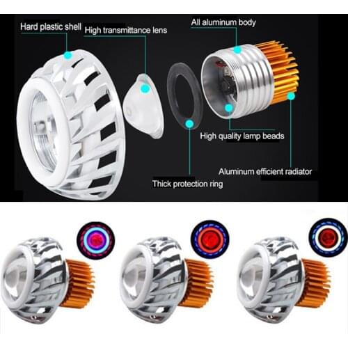 Motorcycle LED work Lamp headlights motorbike Spotlight fog lights driving auxiliary lights head lamp waterproof working lamp