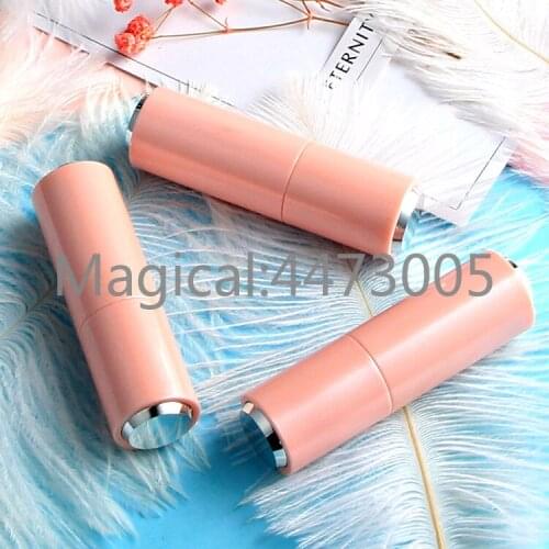 10/20/50pcs Pink Wave Empty Lipstick Tube DIY Makeup Refillable Container Lip Balm Pipe Shell Chapstick Bottle Lip Mouth Packing