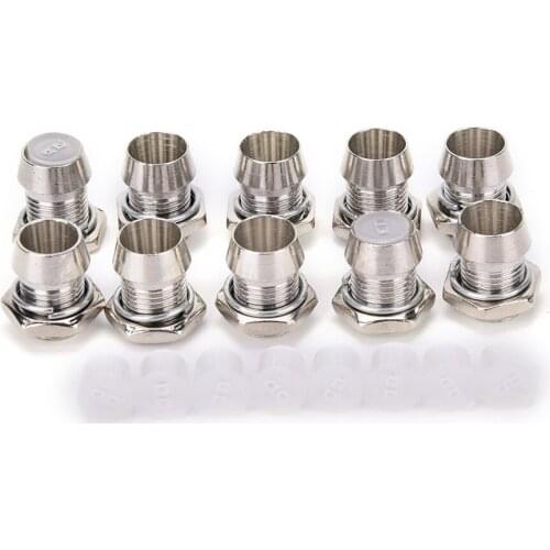 10/20pcs Copper Metal 5mm Light Emitting Diode LED Holder Mount Panel Display