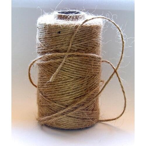 600 yards of 1mm Natural Jute Twine.Gift Tag String Cord- Eco Friendly 100 % . display
